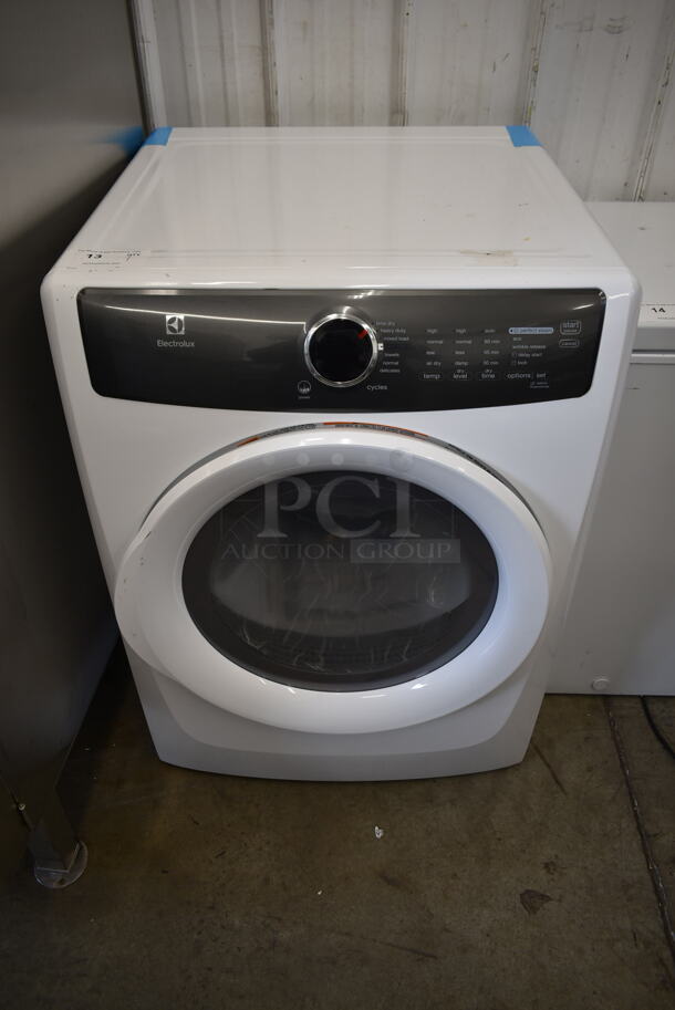 2017 Electrolux EFMG417SIW0 Metal Gas Powered Front Load Dryer.  - Image 1 of 6