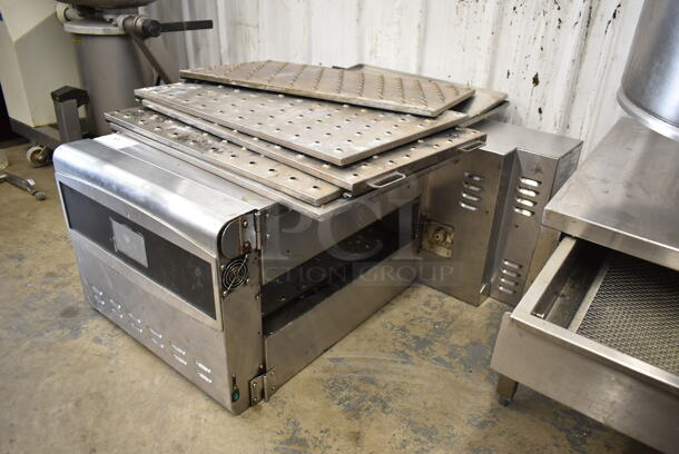 Ovention C20003PH Stainless Steel Commercial Electric Powered Conveyor Pizza Oven. Missing Conveyor Belt. 208/240 Volts, 3 Phase. - Image 3 of 8