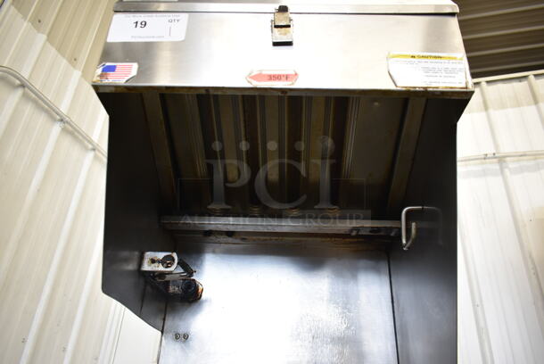 Giles WOG-20MP-VH TB Stainless Steel Commercial Ventless Hood and Giles Stainless Steel Electric Powered Deep Fat Fryer on Commercial Casters. Hood: 208 Volts, 1 Phase. - Image 4 of 7