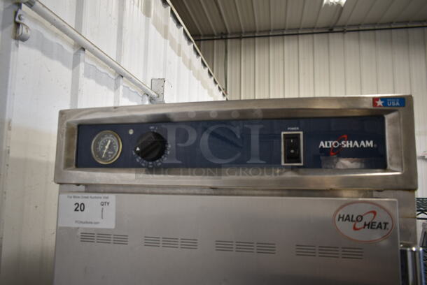 2016 Alto Shaam 1000-UP/P Halo Heat Stainless Steel Commercial Warming Holding Cabinet on Commercial Casters. 208-240 Volts, 1 Phase. - Image 4 of 8