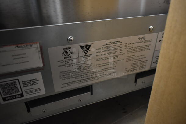 BRAND NEW SCRATCH AND DENT! 2023 Avantco 177CAG48MG Stainless Steel Commercial Countertop Natural Gas Powered Flat Top Griddle. 30,000 BTU. Tested and Working! - Image 5 of 5