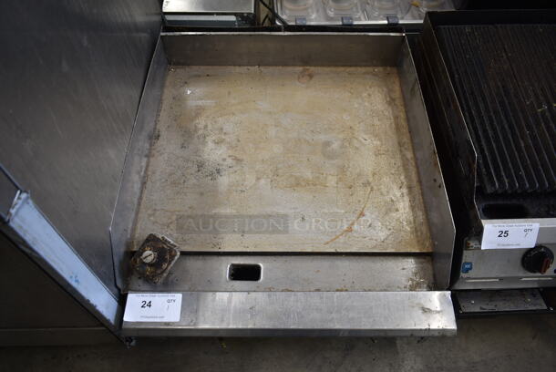 Stainless Steel Commercial Countertop Natural Gas Powered Flat Top Griddle. - Image 3 of 7