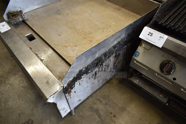 Stainless Steel Commercial Countertop Natural Gas Powered Flat Top Griddle. - Image 6 of 7