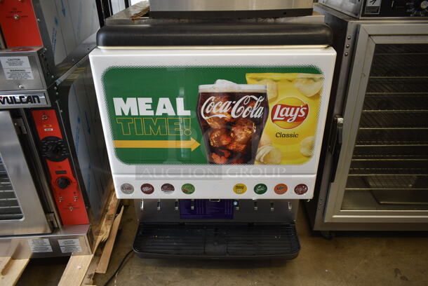 2017 Manitowoc ID0522A-161 Stainless Steel Commercial Ice Head on Cornelius ED250-BCZ Stainless Steel Commercial 8 Flavor Carbonated Beverage Machine. 115 Volts, 1 Phase.  - Image 2 of 6