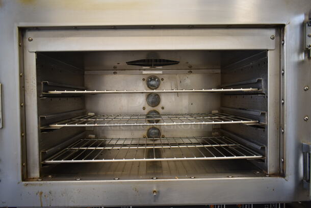 Duke AHPO-618 Stainless Steel Commercial Electric Powered Oven Proofer on Commercial Casters. 240 Volts, 3 Phase.  - Image 4 of 7