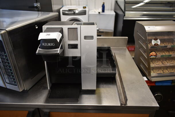 Keurig K150 Metal Countertop Single Cup Coffee Machine. 120 Volts, 1 Phase.  - Image 1 of 10