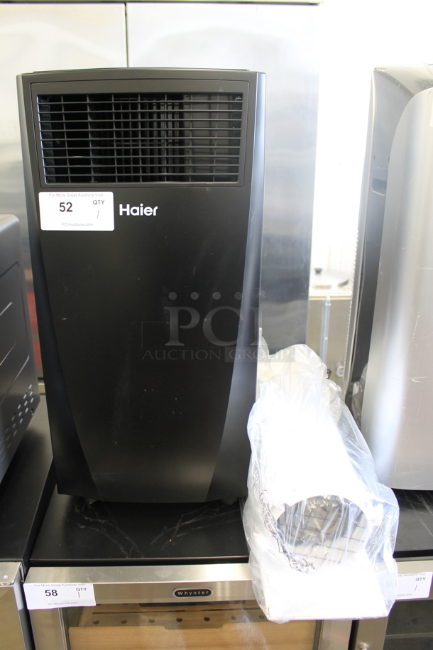 BRAND NEW SCRATCH AND DENT! Haier HPQ10XCR-B3 Metal Floor Style 10,000 BTU Portable Air Conditioner. 115 Volts, 1 Phase. Tested and Working! - Image 1 of 5