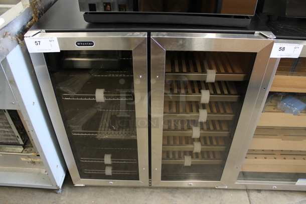 BRAND NEW SCRATCH AND DENT! Whynter BWB-3388FDS 30" Built-In French Door Dual Zone 33 Bottle Wine Refrigerator 88 Can Beverage Center. 115 Volts, 1 Phase. Tested and Working!
 - Image 1 of 6
