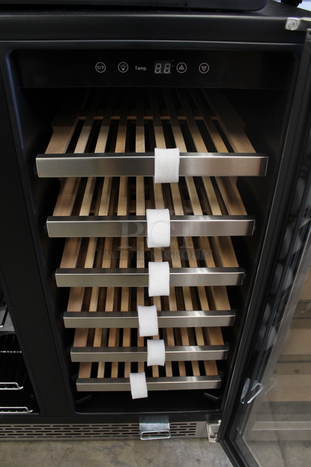 BRAND NEW SCRATCH AND DENT! Whynter BWB-3388FDS 30" Built-In French Door Dual Zone 33 Bottle Wine Refrigerator 88 Can Beverage Center. 115 Volts, 1 Phase. Tested and Working!
 - Image 3 of 6