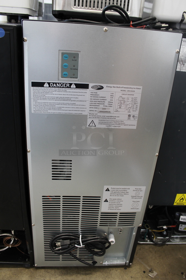 BRAND NEW SCRATCH AND DENT! Whynter UIM-502SS Stainless Steel Commercial Built-in / Freestanding Maker-50lb Capacity Clear Cube Ice Maker. 115 Volts, 1 Phase. Tested and Working!
 - Image 5 of 6