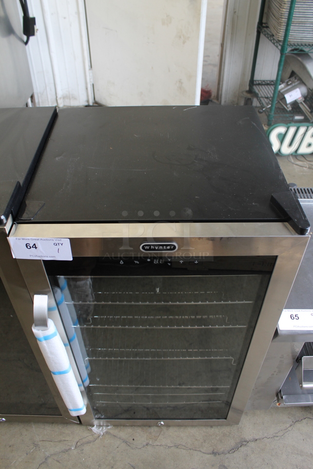 BRAND NEW SCRATCH AND DENT! Whynter BR-1211DS Stainless Steel 121 Can Digital Control Beverage Refrigerator Merchandiser. 115 Volts, 1 Phase. Tested and Working! - Image 1 of 5