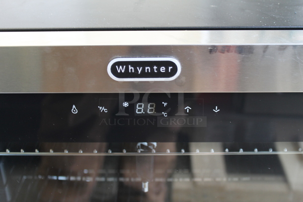 BRAND NEW SCRATCH AND DENT! Whynter BR-1211DS Stainless Steel 121 Can Digital Control Beverage Refrigerator Merchandiser. 115 Volts, 1 Phase. Tested and Working! - Image 2 of 5