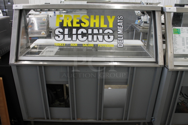 Duke SWD600-60FL M Stainless Steel Commercial Subway Sandwich Make Line Prep Table. 120 Volts, 1 Phase.  - Image 1 of 7