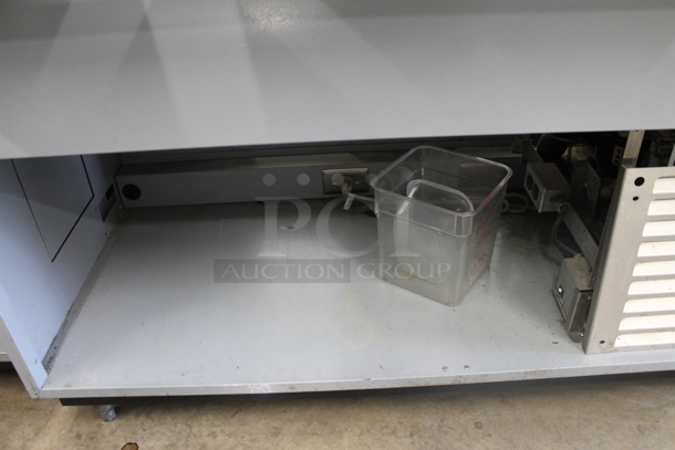 Duke SWD600-60FL M Stainless Steel Commercial Subway Sandwich Make Line Prep Table. 120 Volts, 1 Phase.  - Image 5 of 7