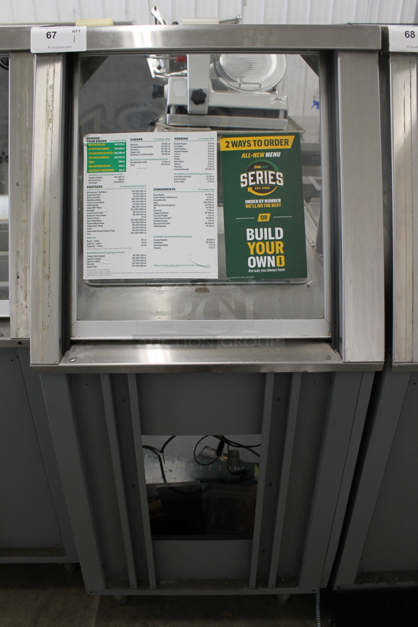 Duke SW600-25FL Stainless Steel Commercial Subway Sandwich Make Line Food Warmer Soup Station. 120 Volts, 1 Phase.  - Image 1 of 8