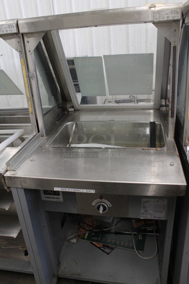 Duke SW600-25FL Stainless Steel Commercial Subway Sandwich Make Line Food Warmer Soup Station. 120 Volts, 1 Phase.  - Image 3 of 8