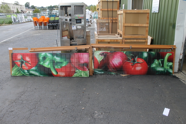 2 Front Panels for Subway Sandwich Make Line Prep Tables. 2 Times Your Bid! - Image 1 of 5