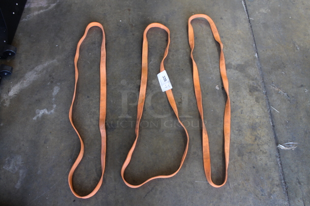 3 Orange Resistance Bands. 3 Times Your Bid! - Image 2 of 2