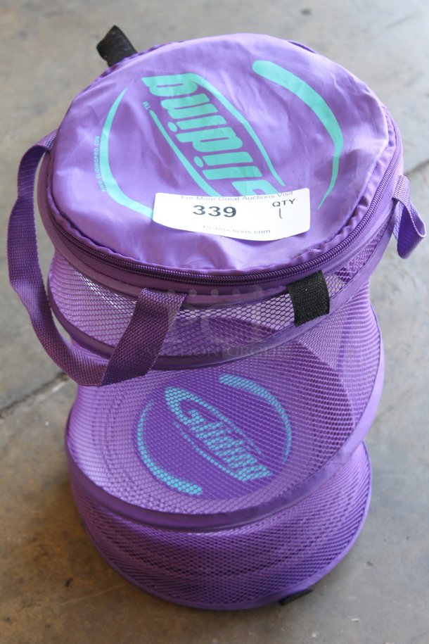 Purple Gliding Exercise Discs in Bag - Image 1 of 3