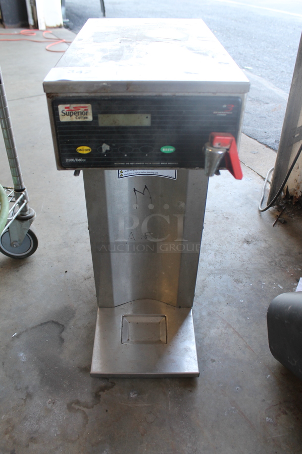 Curtis SCD500GT62A000 Stainless Steel Commercial Countertop Coffee Machine w/ Hot Water Dispenser. 120/220 Volts, 1 Phase.  - Image 1 of 6
