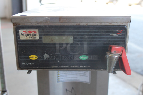 Curtis SCD500GT62A000 Stainless Steel Commercial Countertop Coffee Machine w/ Hot Water Dispenser. 120/220 Volts, 1 Phase.  - Image 2 of 6