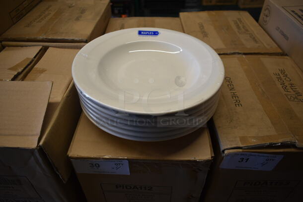 4 Boxes of 12 BRAND NEW! Tuxton PIDA112 11.5" White Ceramic Pasta Bowls. 4 Times Your Bid! - Image 1 of 6