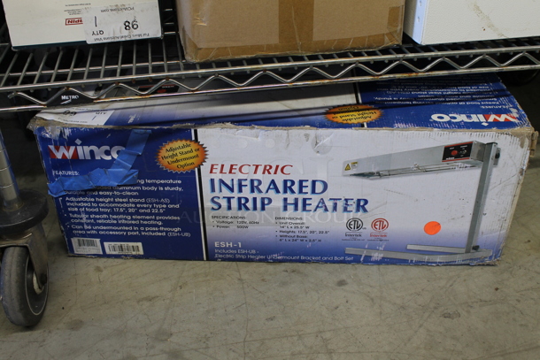 BRAND NEW! Winco ESH-1 Electric Infrared Strip Heater. 120 Volts, 1 Phase. - Image 1 of 4