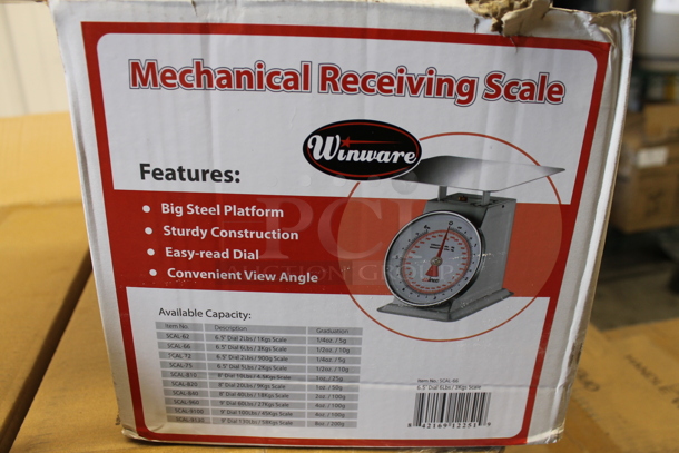 BRAND NEW! Winware SCAL-66 Metal Countertop Receiving Scale. - Image 1 of 4