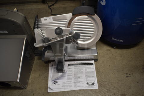 BRAND NEW SCRATCH AND DENT! 2023 Hobart Centerline EDGE12-11 Stainless Steel Commercial Countertop Meat Slicer w/ Blade Sharpener. 115 Volts, 1 Phase. Tested and Working!