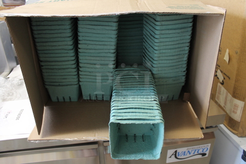 PALLET LOT of 20 Boxes of BRAND NEW! Berry-Pak Produce Bins. 20 Times Your Bid!