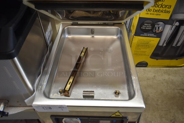 BRAND NEW IN BOX! VacPak-It C13F 186VMC100P Stainless Steel Commercial Countertop Vacuum Sealer. Does Not Come w/ Power Cord. 120 Volts, 1 Phase. Tested and Working! - Image 4 of 7
