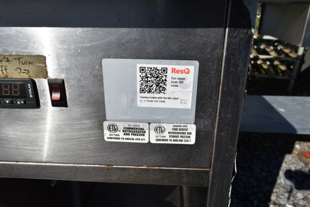 Stainless Steel Commercial Counter w/ Sink Basin, Faucet, Handles and Freezer Drawer. - Image 8 of 8