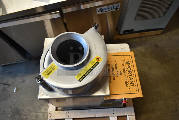 BRAND NEW SCRATCH AND DENT! 2023 Somerset SDR-400 Stainless Steel Commercial Countertop Stainless Steel Automatic or Manual Heavy Duty Dough Rounder. 110 Volts, 1 Phase. Tested and Does Not Power On - Image 7 of 10