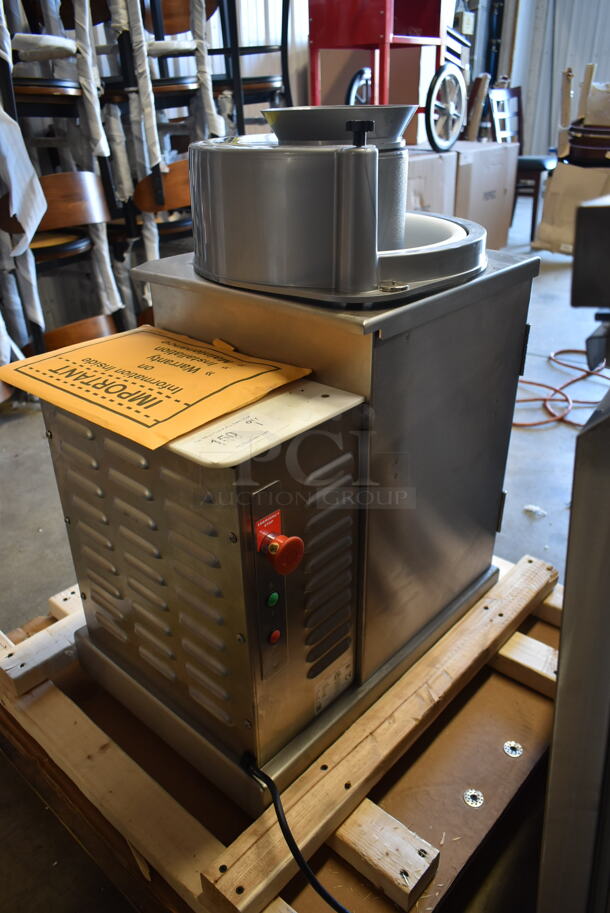 BRAND NEW SCRATCH AND DENT! 2023 Somerset SDR-400 Stainless Steel Commercial Countertop Stainless Steel Automatic or Manual Heavy Duty Dough Rounder. 110 Volts, 1 Phase. Tested and Does Not Power On - Image 10 of 10