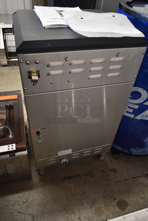 BRAND NEW SCRATCH AND DENT! Curtis G4GEMXTIFT10A1000 Stainless Steel Commercial Countertop Coffee Machine w/ Hot Water Dispenser, 2 Satellite Servers and 2 Poly Brew Baskets. 220 Volts, 1 Phase. - Image 7 of 7