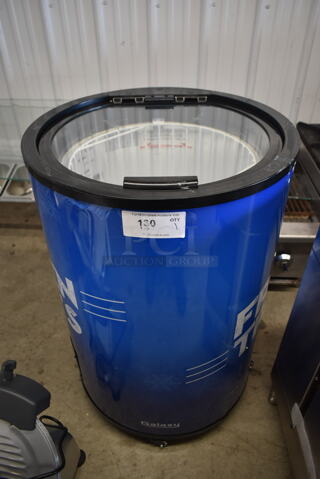 BRAND NEW SCRATCH AND DENT! Galaxy 177BMF3 SD80Y Metal Commercial Freezer Merchandiser on Casters. 110-120 Volts, 1 Phase. Tested and Working!