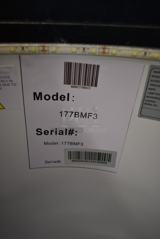 BRAND NEW SCRATCH AND DENT! Galaxy 177BMF3 SD80Y Metal Commercial Freezer Merchandiser on Casters. 110-120 Volts, 1 Phase. Tested and Working! - Image 5 of 6