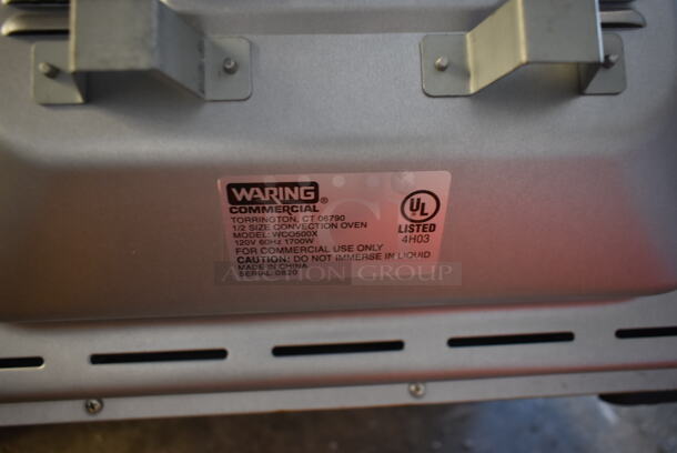 BRAND NEW! Waring WCO500X Stainless Steel Commercial Countertop Electric Powered Half Size Convection Oven. 120 Volts, 1 Phase.  - Image 8 of 8