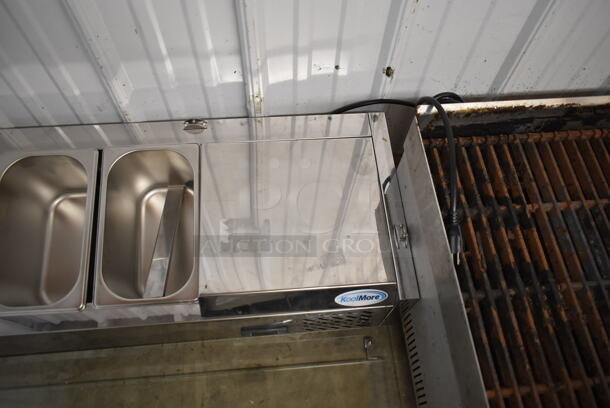 BRAND NEW SCRATCH AND DENT! 2023 KoolMore SCDC-7T Stainless Steel Commercial Countertop Refrigerated Rail. 115 Volts, 1 Phase. Tested and Working! - Image 7 of 7