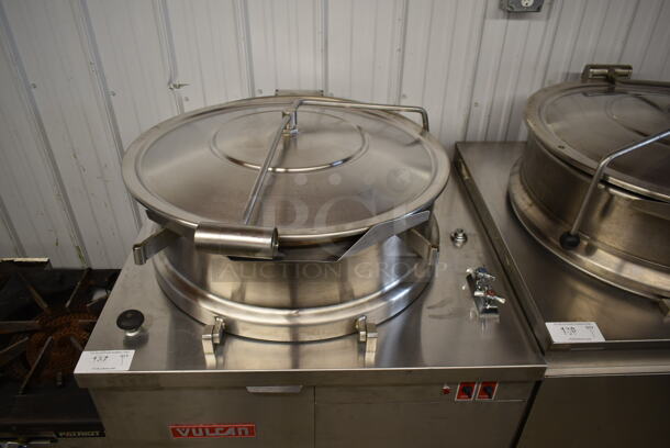 Vulcan Hart VDMT-40 Stainless Steel Commercial Floor Style Steam Powered 40 Gallon Steam Kettle. - Image 2 of 7