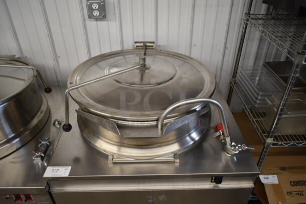 Cleveland KDM-40-T Stainless Steel Commercial Floor Style Steam Powered 40 Gallon Steam Kettle. - Image 2 of 8