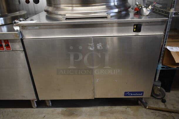 Cleveland KDM-40-T Stainless Steel Commercial Floor Style Steam Powered 40 Gallon Steam Kettle. - Image 3 of 8