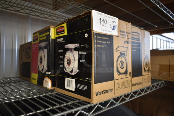 4 BRAND NEW IN BOX! Rubbermaid Pelouze Y32R Stainless Steel Countertop Food Portioning Scale. 4 Times Your Bid! - Image 3 of 8