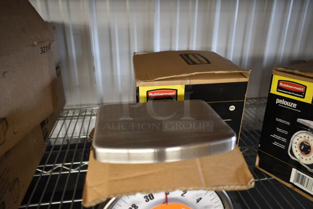 4 BRAND NEW IN BOX! Rubbermaid Pelouze Y32R Stainless Steel Countertop Food Portioning Scale. 4 Times Your Bid! - Image 7 of 8