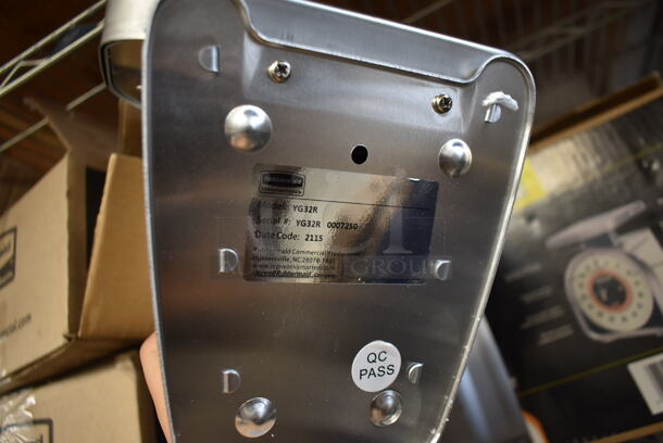 4 BRAND NEW IN BOX! Rubbermaid Pelouze Y32R Stainless Steel Countertop Food Portioning Scale. 4 Times Your Bid! - Image 8 of 8