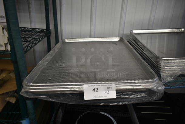 3 BRAND NEW! Metal Full Size Baking Pans. 3 Times Your Bid! - Image 1 of 3
