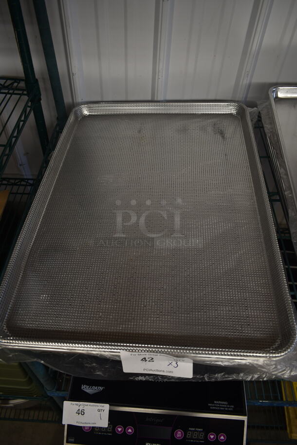 3 BRAND NEW! Metal Full Size Baking Pans. 3 Times Your Bid! - Image 2 of 3