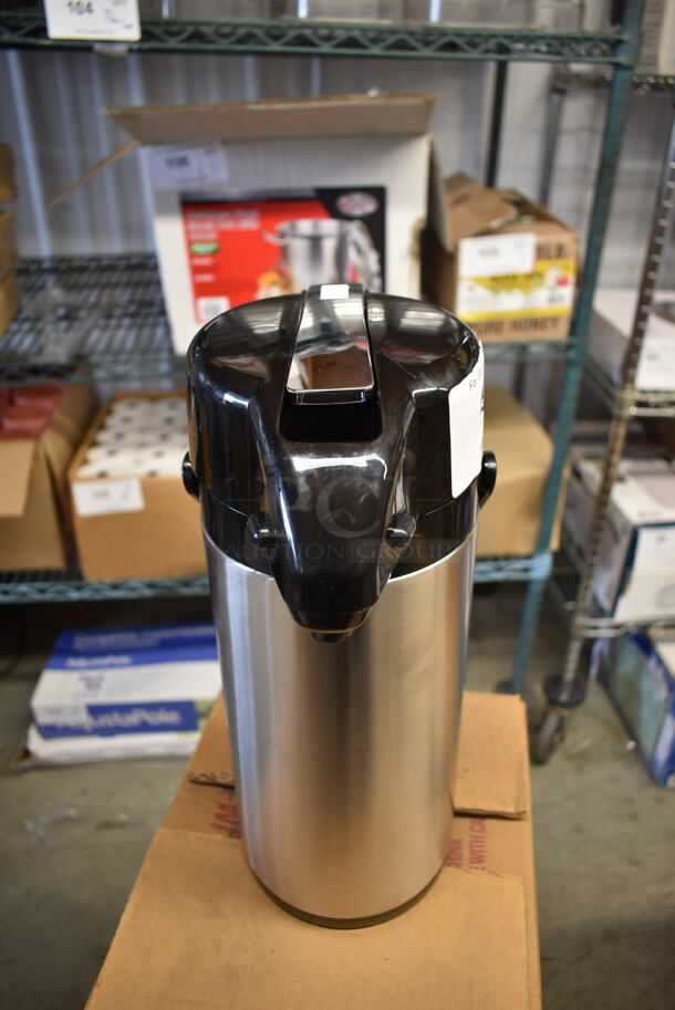 BRAND NEW SCRATCH AND DENT! Winware AP-822 Stainless Steel Commercial Air Pot. - Image 1 of 5