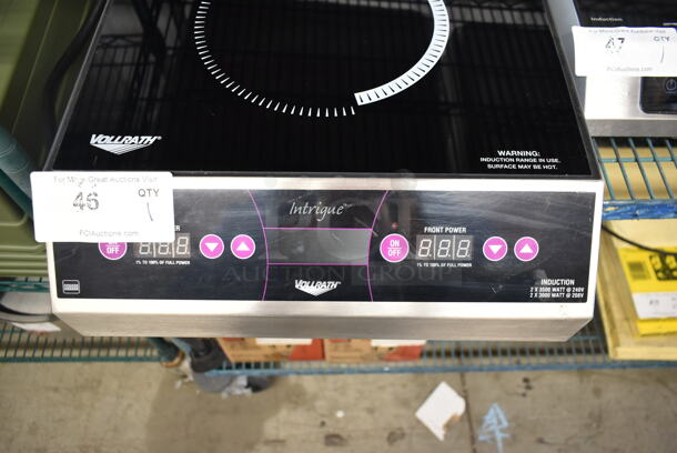 BRAND NEW SCRATCH AND DENT! Vollrath 69507 Stainless Steel Commercial Countertop Electric Powered 2 Burner Induction Range. Stock Picture Used as Gallery. 208/240 Volts, 1 Phase. - Image 2 of 7
