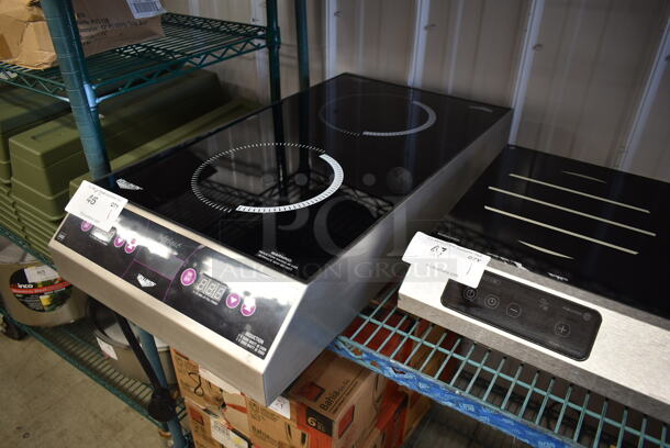 BRAND NEW SCRATCH AND DENT! Vollrath 69507 Stainless Steel Commercial Countertop Electric Powered 2 Burner Induction Range. Stock Picture Used as Gallery. 208/240 Volts, 1 Phase. - Image 4 of 7